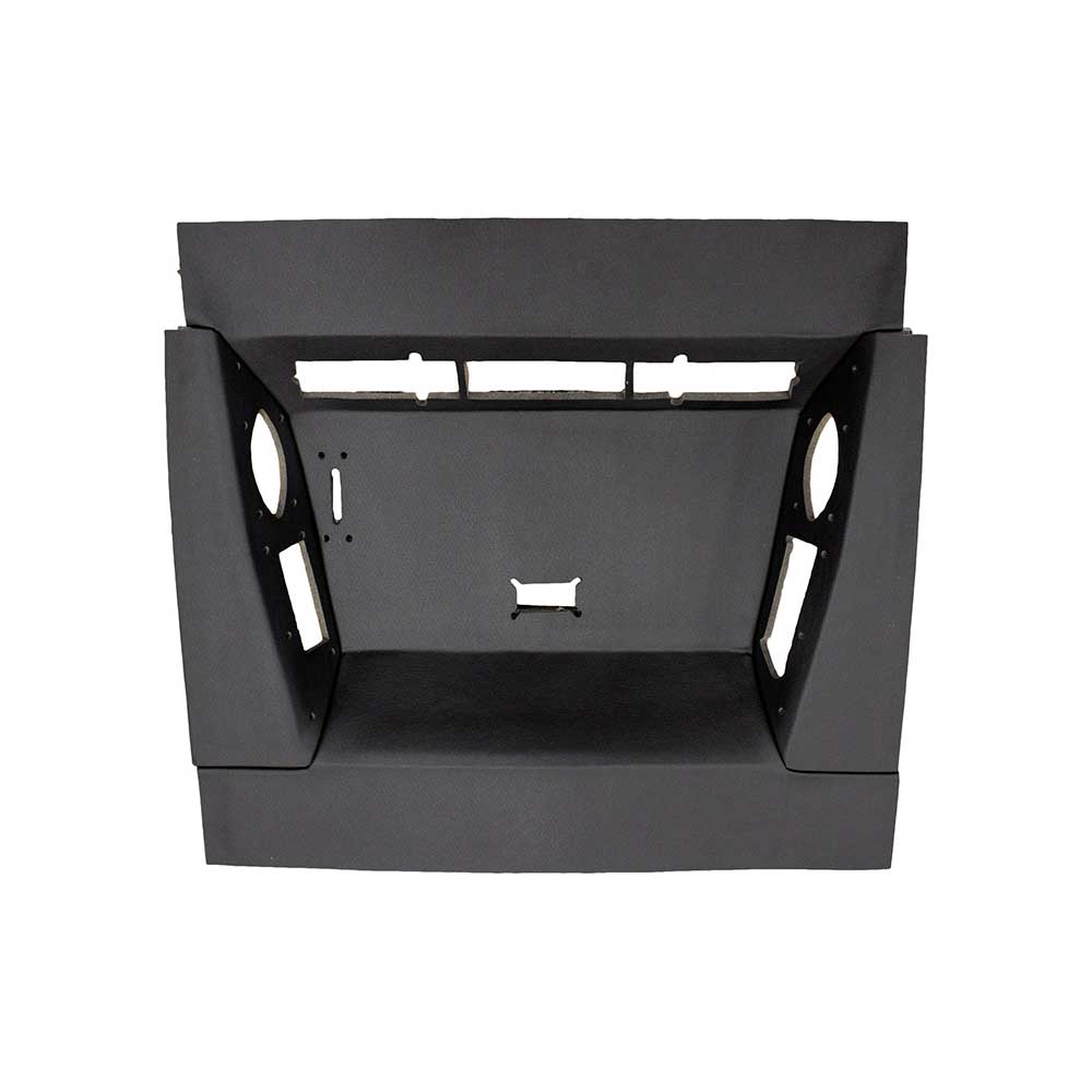 K&M Mfg Qwik Fit Headliner for International Harvester 86-88 Tractors | Black Basketweave Vinyl