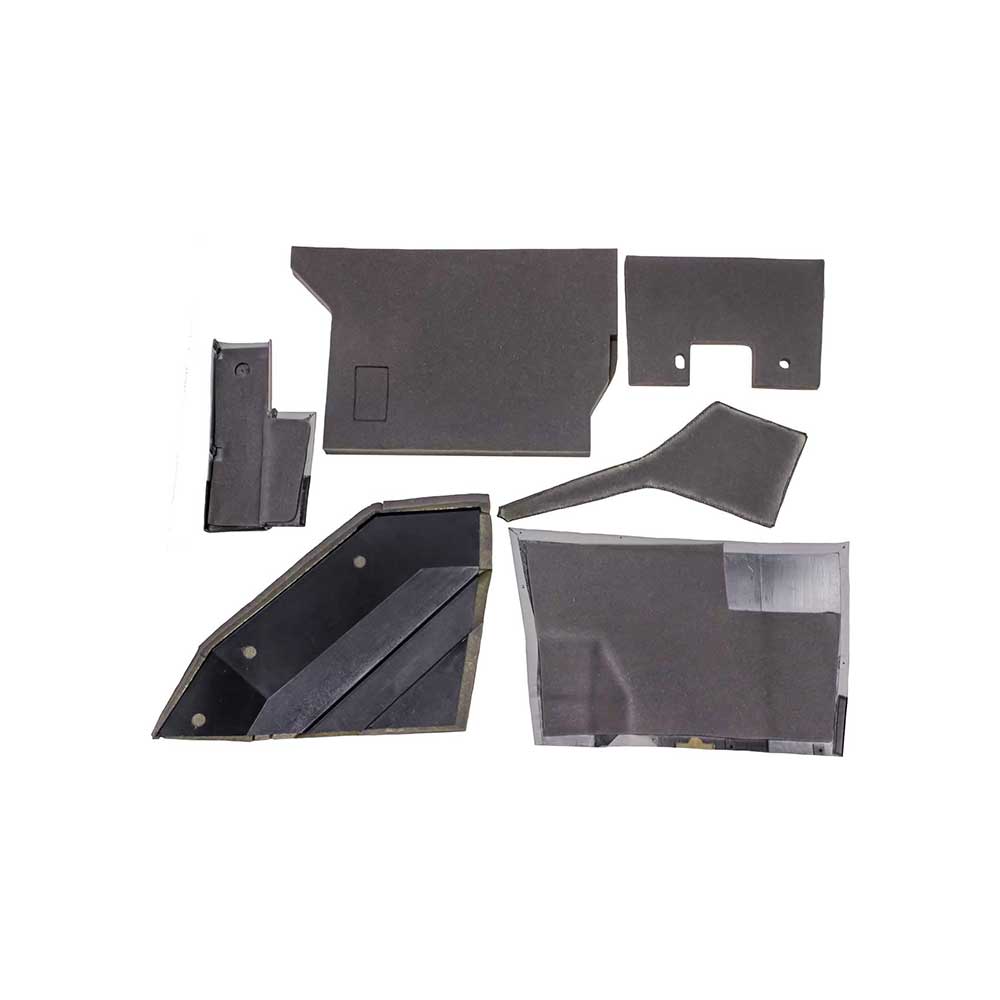 K&M Mfg Qwik Fit Lower Cab Kit for Case IH 71 Series Magnum Tractor | With Plastic Back | Gray Vinyl