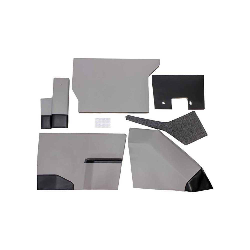 K&M Mfg Qwik Fit Lower Cab Kit for Case IH 72-89 Series Magnum Tractors | Gray Vinyl