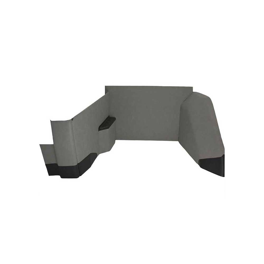 K&M Mfg Qwik Fit Lower Cab Kit for Case IH 72-89 Series Magnum Tractors | Gray Vinyl
