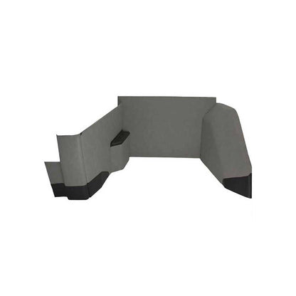 K&M Mfg Qwik Fit Lower Cab Kit for Case IH 72-89 Series Magnum Tractors | Gray Vinyl