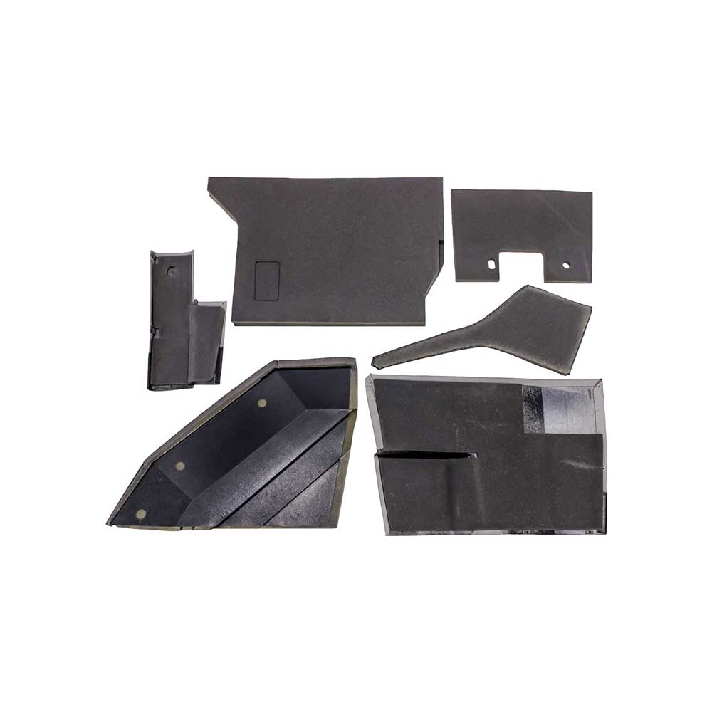 K&M Mfg Qwik Fit Lower Cab Kit for Case IH 72-89 Series Magnum Tractors | Gray Vinyl