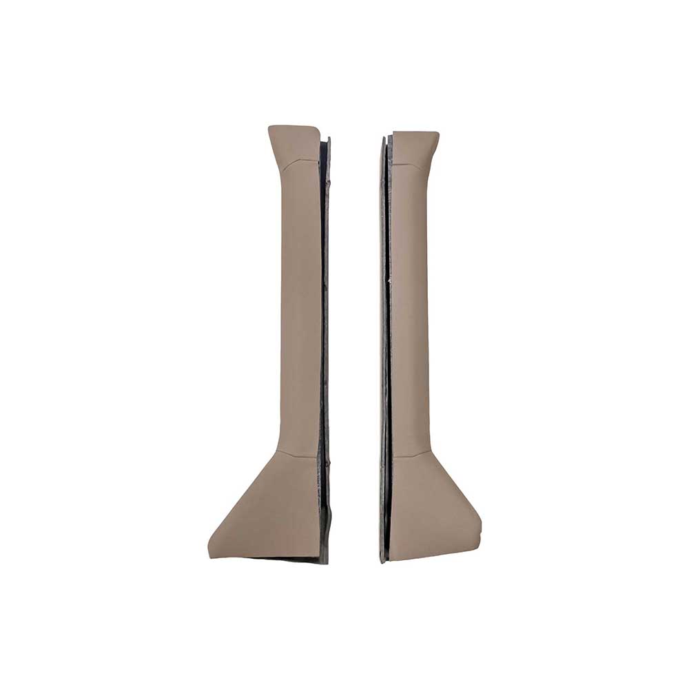 K&M Mfg Qwik Fit Rear Corner Post Kit for John Deere 7000-7010 Series Tractors | Tan Vinyl