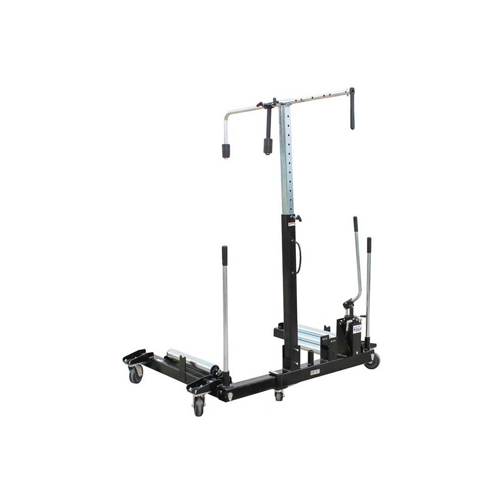 K&M Mfg Wheel Dolly | For Semi & Tractor Tires | 3,800-Lb. Load Capacity | Black Powder Coat