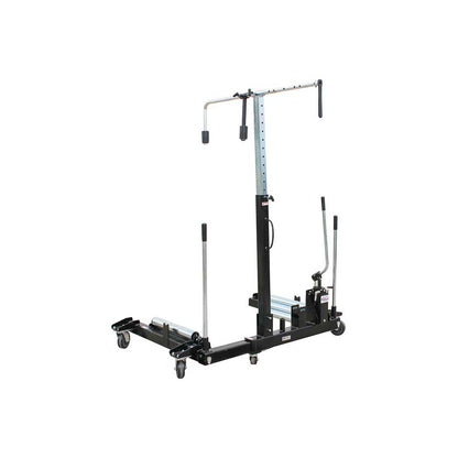 K&M Mfg Wheel Dolly | For Semi & Tractor Tires | 3,800-Lb. Load Capacity | Black Powder Coat