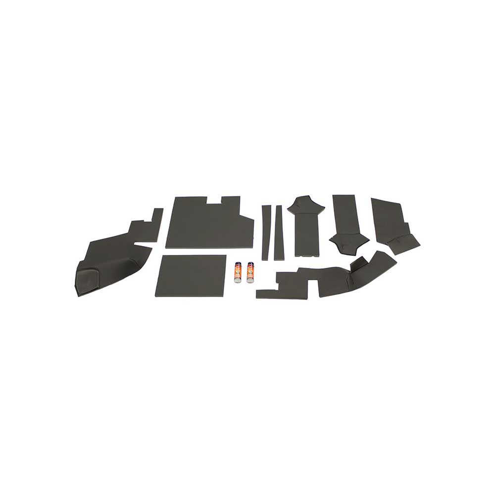 K&M Mfg Lower Cab Kit for Case 1270 Series Tractors | Black Vinyl