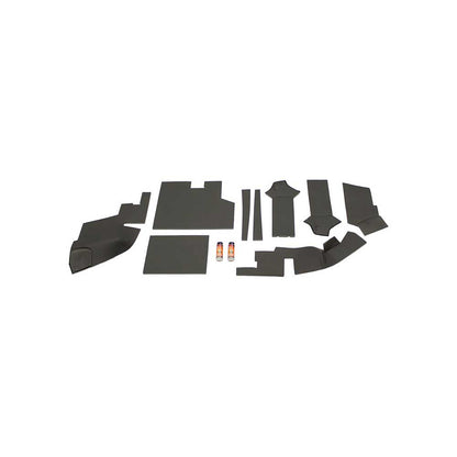 K&M Mfg Lower Cab Kit for Case 1270 Series Tractors | Black Vinyl