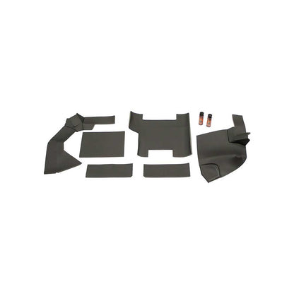 K&M Mfg Lower Cab Kit for Case 2090 Series Tractors | Black Basketweave Vinyl