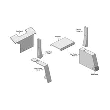 K&M Mfg Lower Cab Kit for Case 2094 Series Tractors | Berkshire Gray Vinyl