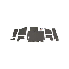 K&M Mfg Lower Cab Kit for Case 4490 Series Tractors | Black Basketweave Vinyl