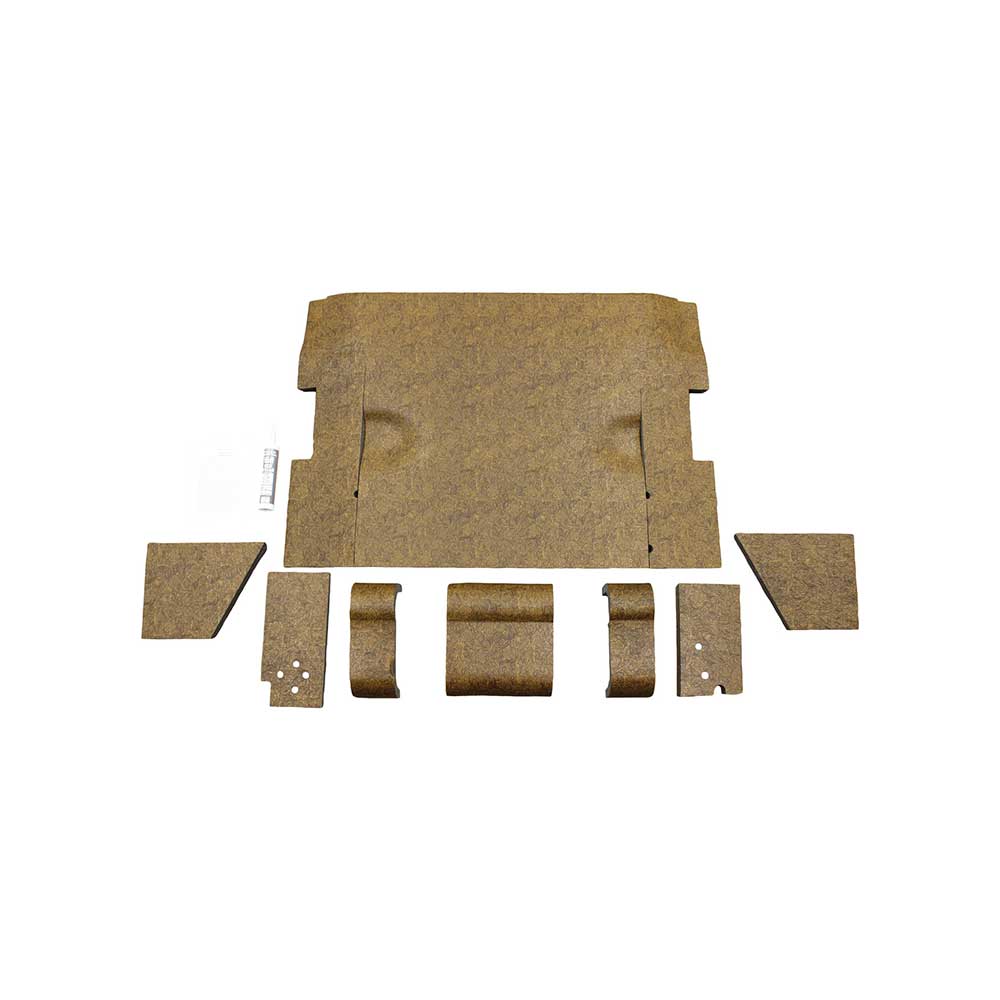 K&M Mfg Qwik Fit Lower Cab Kit for International Harvester 86 Series | Original Western Brown Vinyl