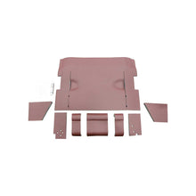 K&M Mfg Qwik Fit Lower Cab Kit for International Harvester 86 Series Tractors | Burgundy Vinyl