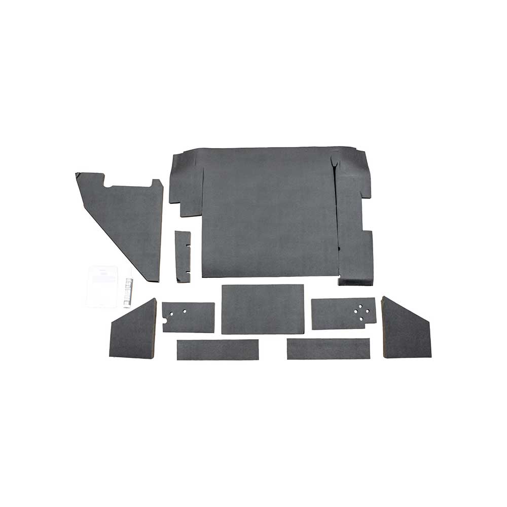 K&M Mfg Qwik Fit Lower Cab Kit for International Harvester 88 Series Tractors | Black Vinyl