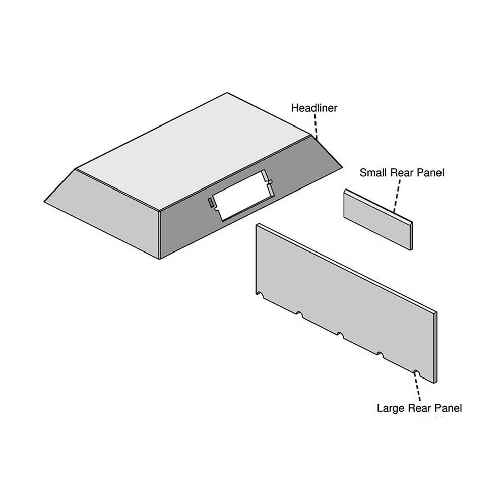 K&M Mfg Lower Cab Kit for International Harvester 1400 Series Combines | Black Vinyl