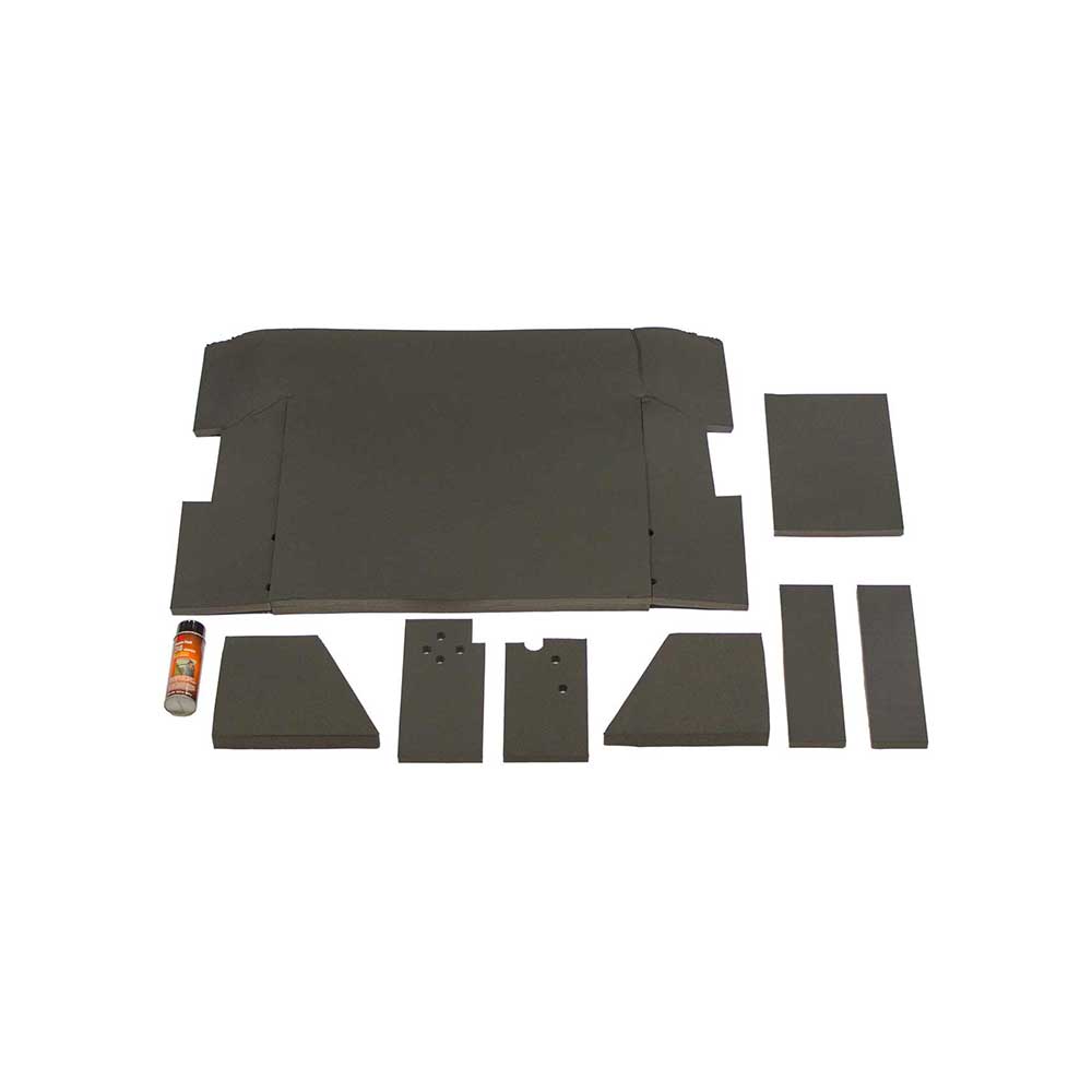 K&M Mfg Lower Cab Kit for International Harvester 86 Series Tractors | Black Vinyl