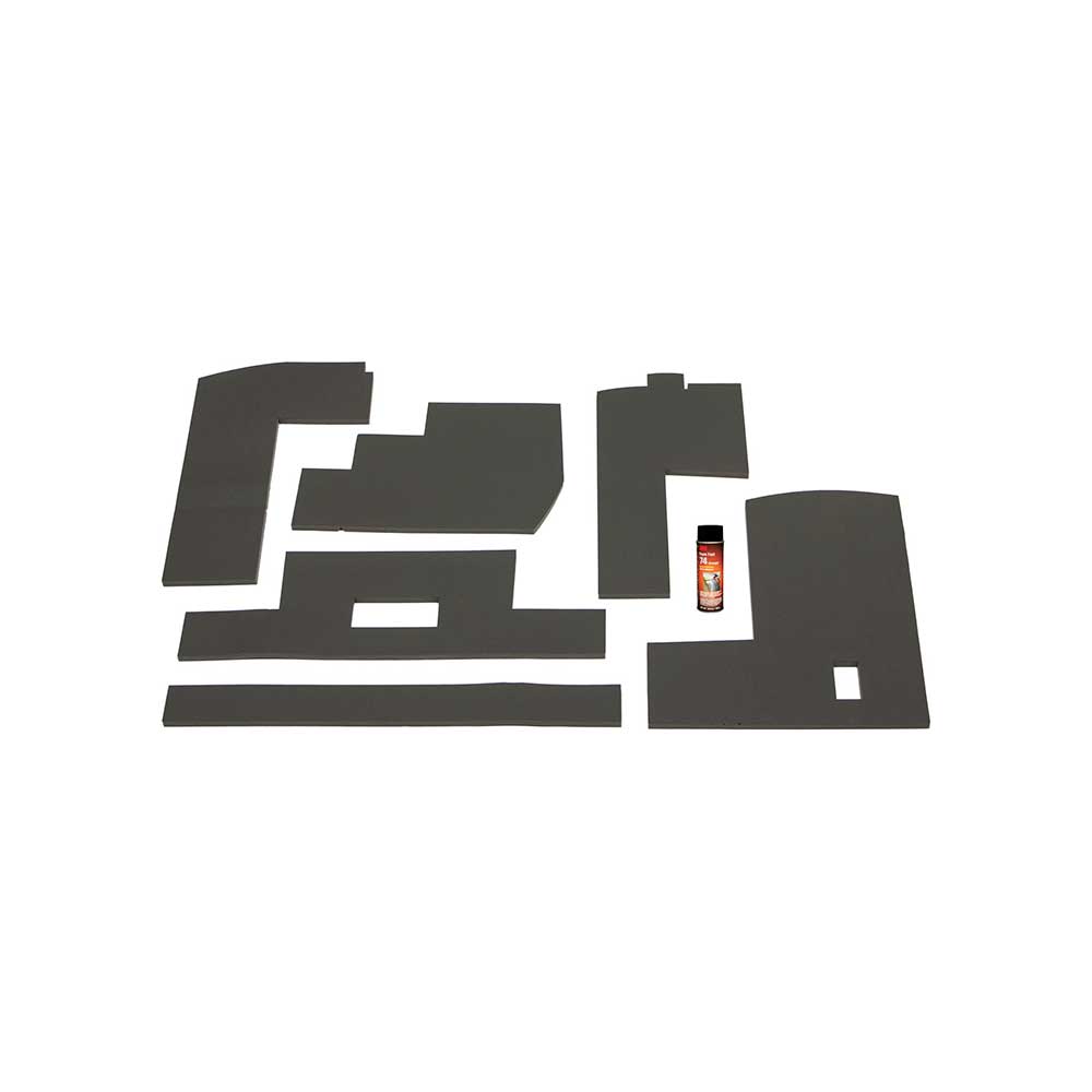 K&M Mfg Lower Cab Kit for John Deere 30 Series 4WD Tractors | Black Vinyl