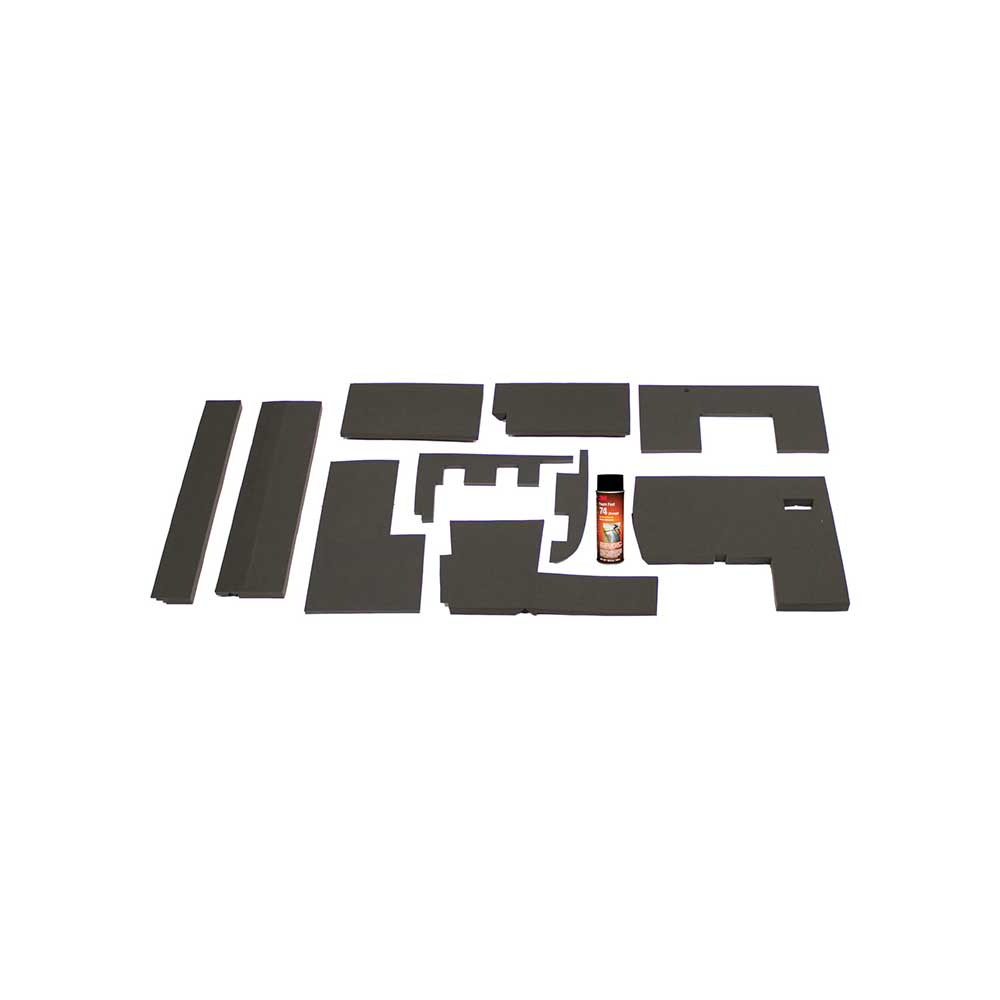 K&M Mfg Lower Cab Kit for John Deere 40 Series 4WD Tractors | Black Vinyl