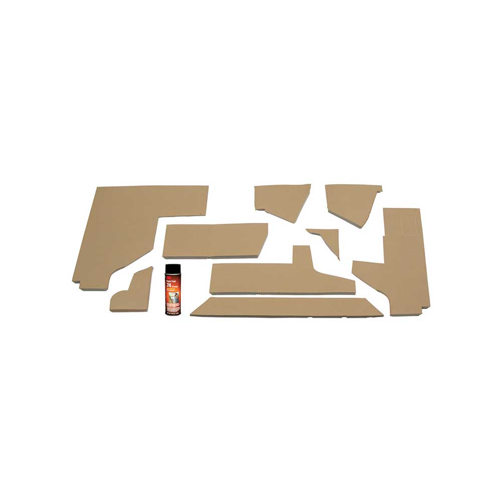 K&M Mfg Lower Cab Kit for John Deere 50 Series 2WD Tractors | Brindle Brown Vinyl