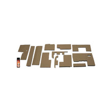 K&M Mfg Lower Cab Kit for John Deere 50 Series 4WD Tractors | Brindle Brown Vinyl