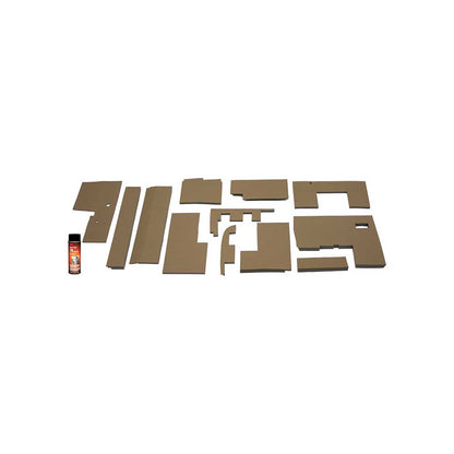 K&M Mfg Lower Cab Kit for John Deere 50 Series 4WD Tractors | Brindle Brown Vinyl