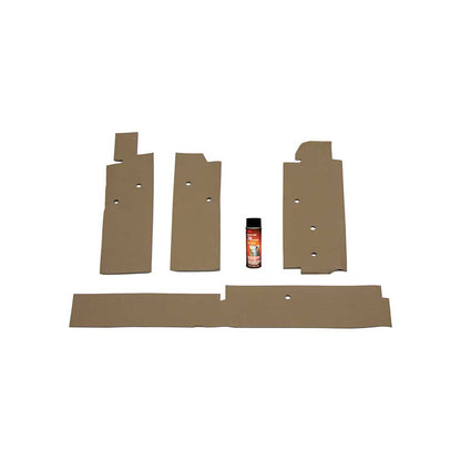 K&M Mfg Corner Post Kit for John Deere 50 Series 2WD Tractors | Brindle Brown Vinyl