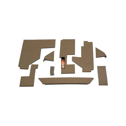 K&M Mfg Lower Cab Kit for John Deere 2840 Series Tractors | Brindle Brown Vinyl