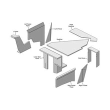 K&M Mfg Lower Cab Kit for White 2-135 Series Tractors | Red Vinyl