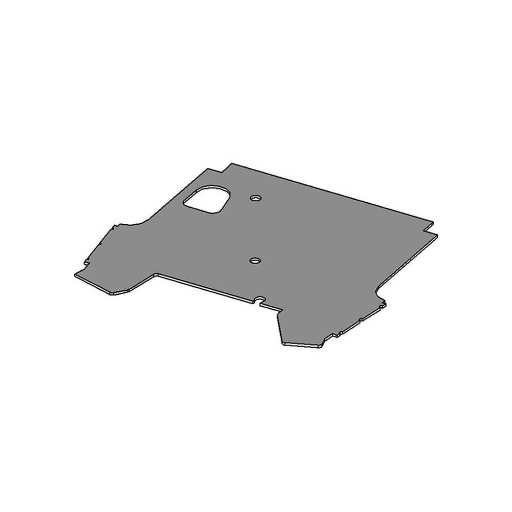 K&M Mfg Floor Mat for New Holland-Ford 6700 Series Tractors | 3/8-In. Thick Black Rubber