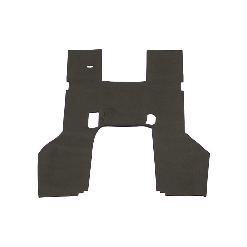 K&M Mfg Floor Mat for International Harvester 66 Series Tractors | 3/8-In. Thick Black Rubber