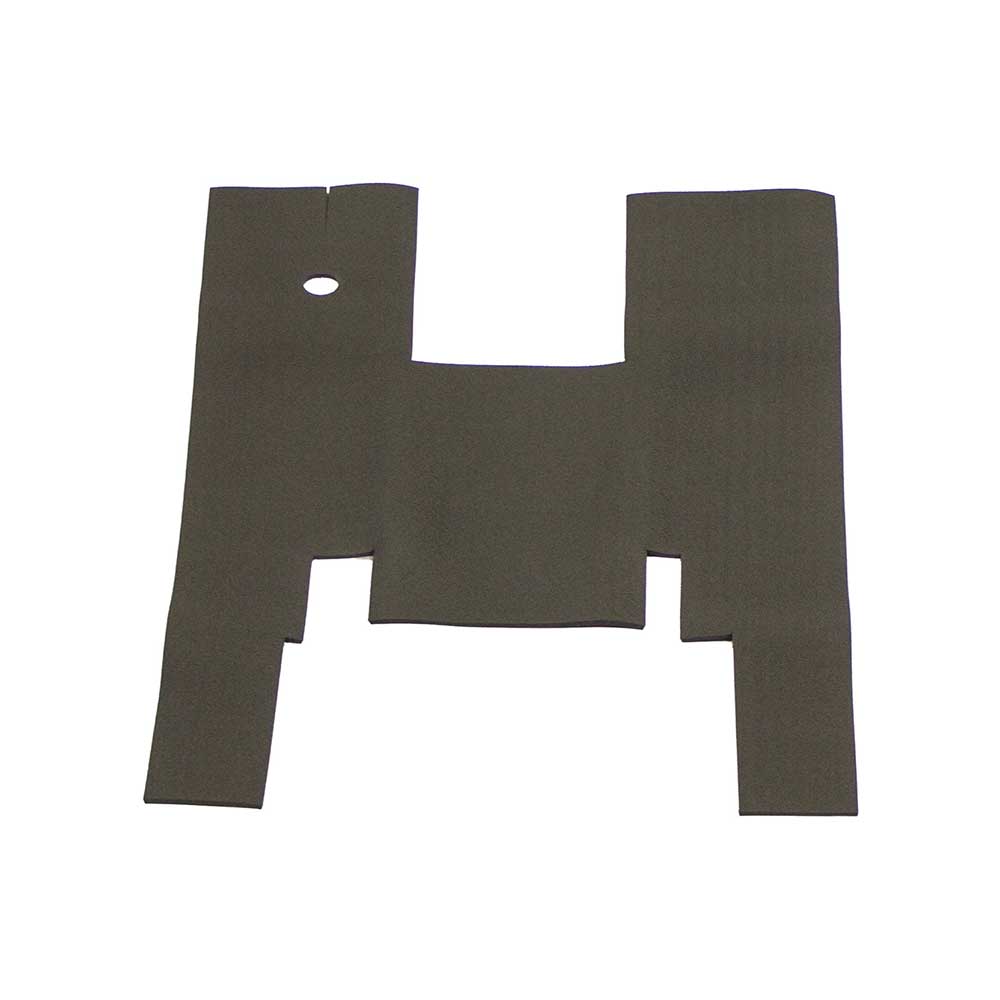 K&M Mfg Floor Mat for International Harvester Hiniker 1300 Series Tractors | 3/8-In. Black Rubber