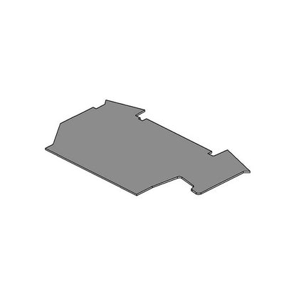 K&M Mfg Floor Mat for Case IH 71-72-89 Series Magnum Tractors | 3/8-In. Thick Black Rubber