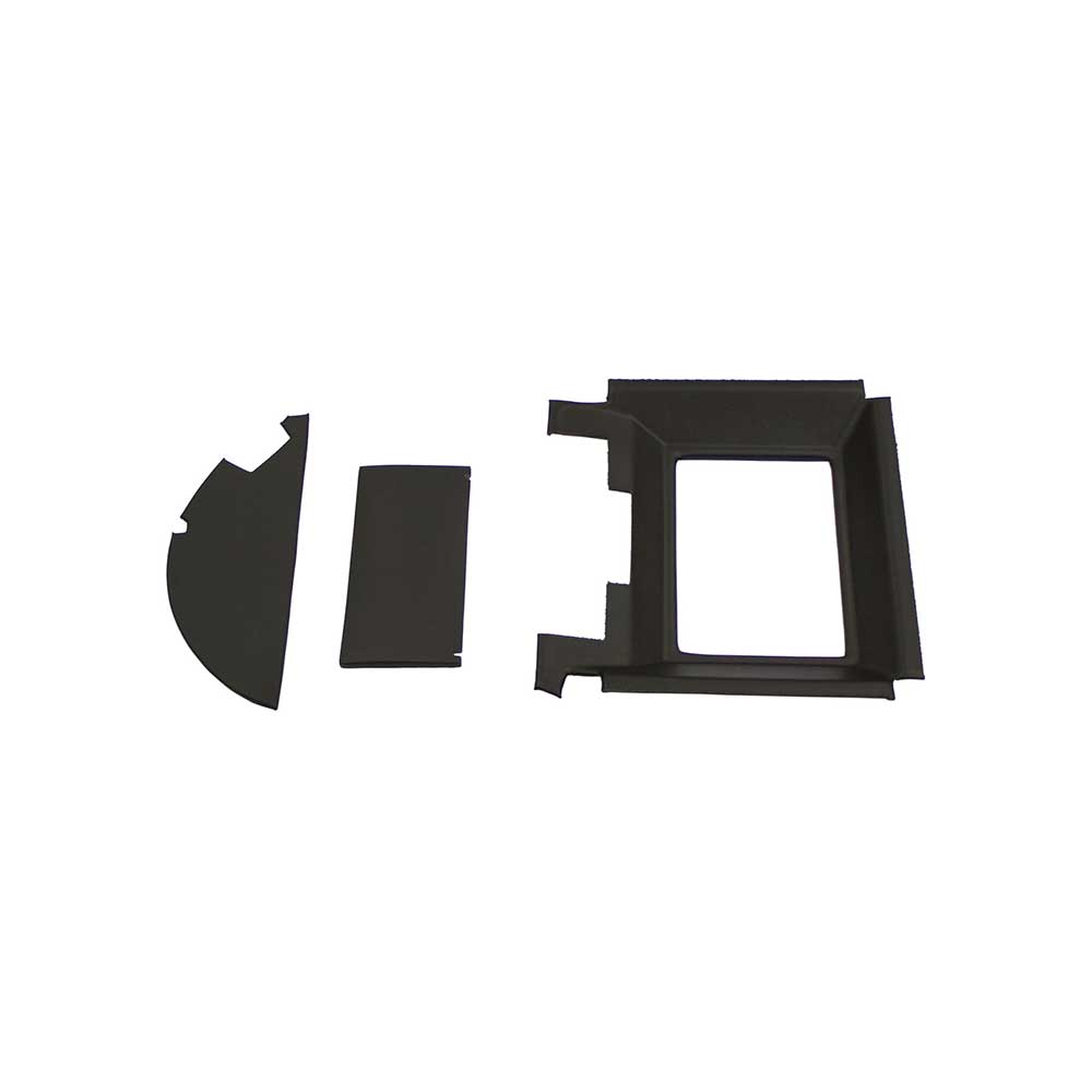 K&M Mfg Complete Headliner Kit for John Deere 30-40 Series 4WD Tractors | Black Vinyl
