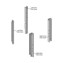 K&M Mfg Corner Post Kit for John Deere 60 Series Tractors | Sailcloth Tan Cloth