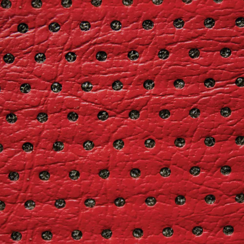 K&M Mfg Bulk Cab Foam | Red Vinyl | 64 HPSI | 54-In. Wide x 1.5-In. Thick