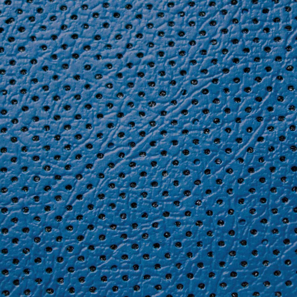 K&M Mfg Bulk Cab Foam | Blue Vinyl | 64 HPSI | 54-In. Wide x 1/2-In. Thick