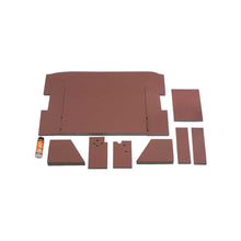 K&M Mfg Lower Cab Kit for International Harvester 86 Series Tractors | Burgundy Vinyl