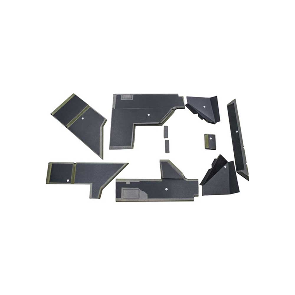 K&M Mfg Qwik Fit Lower Cab Kit for John Deere 30 Series Early Model Tractors | Black Vinyl