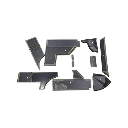 K&M Mfg Qwik Fit Lower Cab Kit for John Deere Late 30/Early 40 Series Tractors | Black Vinyl