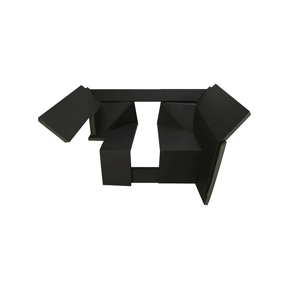 K&M Mfg Qwik Fit Lower Cab Kit for John Deere Late 30/Early 40 Series Tractors | Black Vinyl