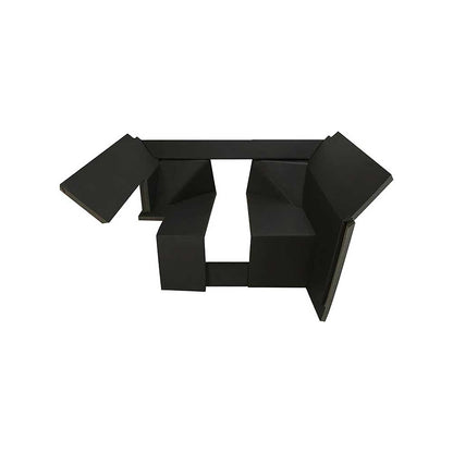 K&M Mfg Qwik Fit Lower Cab Kit for John Deere Late 30/Early 40 Series Tractors | Black Vinyl