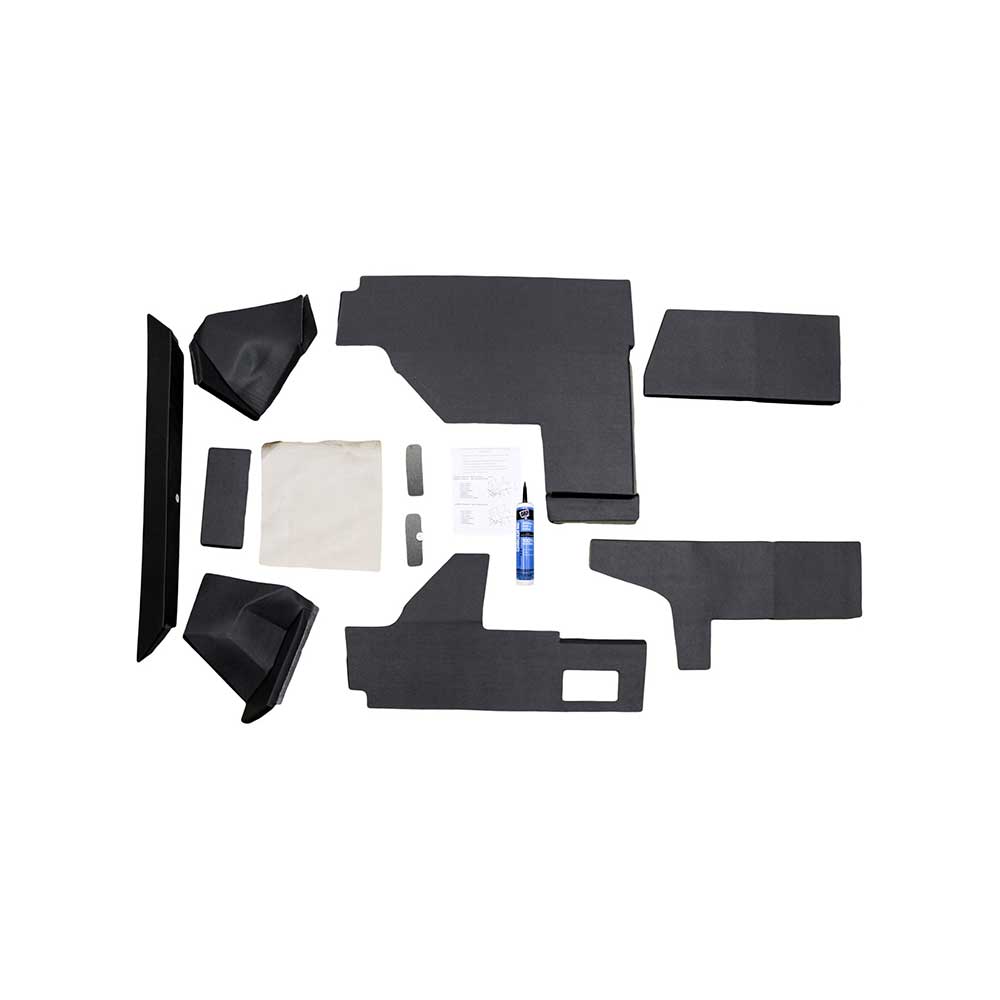 K&M Mfg Qwik Fit Lower Cab Kit for John Deere 40 Series Late Model Tractors | Black Vinyl