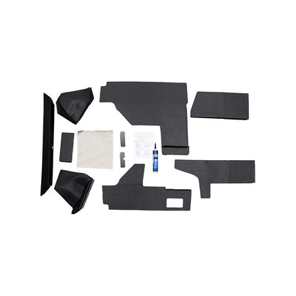 K&M Mfg Qwik Fit Lower Cab Kit for John Deere 40 Series Late Model Tractors | Black Vinyl