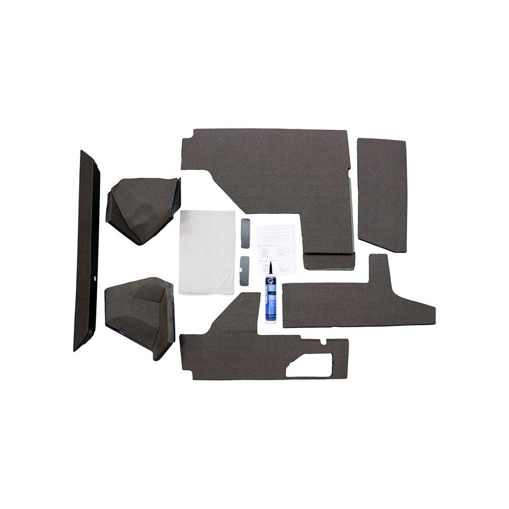 K&M Mfg Qwik Fit Lower Cab Kit for John Deere 55 Series Tractors | Multi-Brown Vinyl