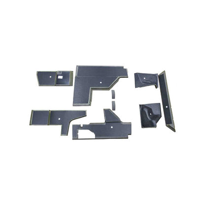 K&M Mfg Qwik Fit Lower Cab Kit for John Deere 55 Series Tractors | Multi-Brown Vinyl