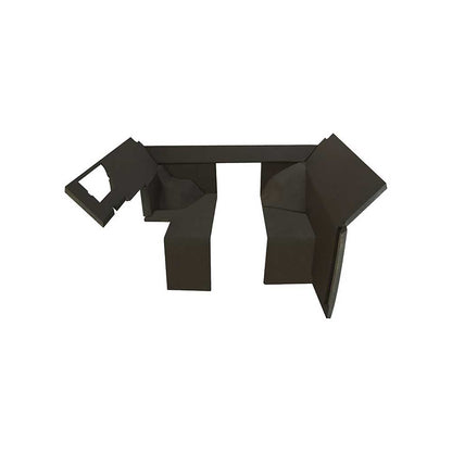 K&M Mfg Qwik Fit Lower Cab Kit for John Deere 55 Series Tractors | Multi-Brown Vinyl