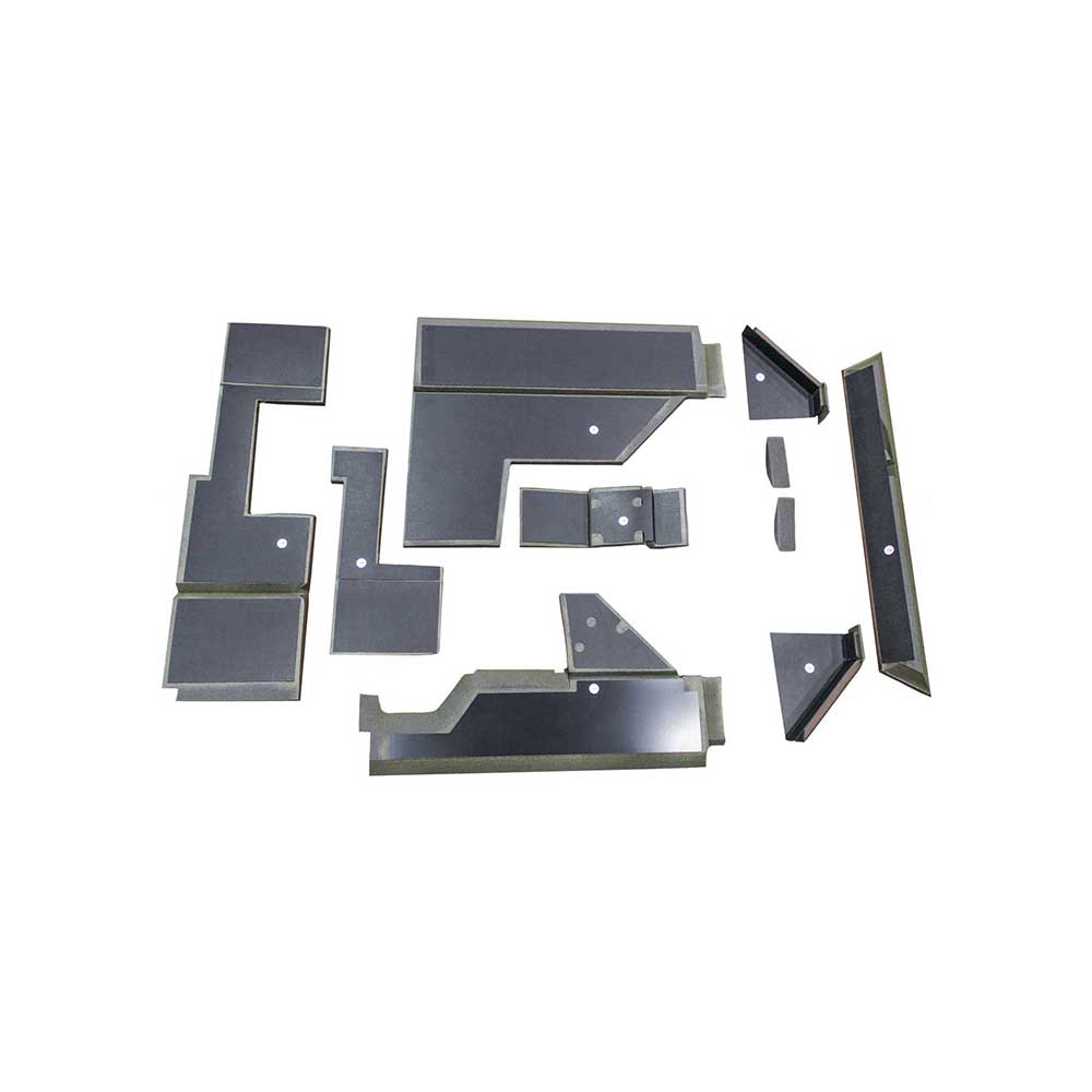 K&M Mfg Qwik Fit Lower Cab Kit for John Deere 4 Cylinder Utility Tractors | Brindle Brown Vinyl