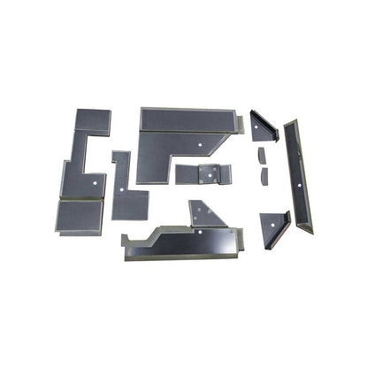 K&M Mfg Qwik Fit Lower Cab Kit for John Deere 4 Cylinder Utility Tractors | Brindle Brown Vinyl