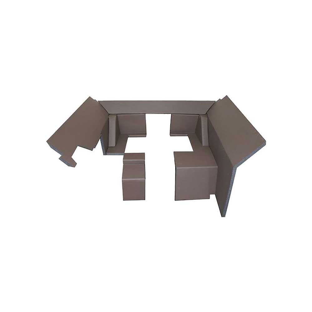 K&M Mfg Qwik Fit Lower Cab Kit for John Deere 4 Cylinder Utility Tractors | Brindle Brown Vinyl
