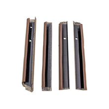 K&M Mfg Qwik Fit Corner Post Kit for John Deere 50 Series Tractors | Brown Vinyl