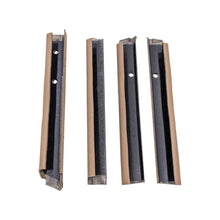 K&M Mfg Qwik Fit Corner Post Kit for John Deere 55-60 Series Tractors | Brown Vinyl